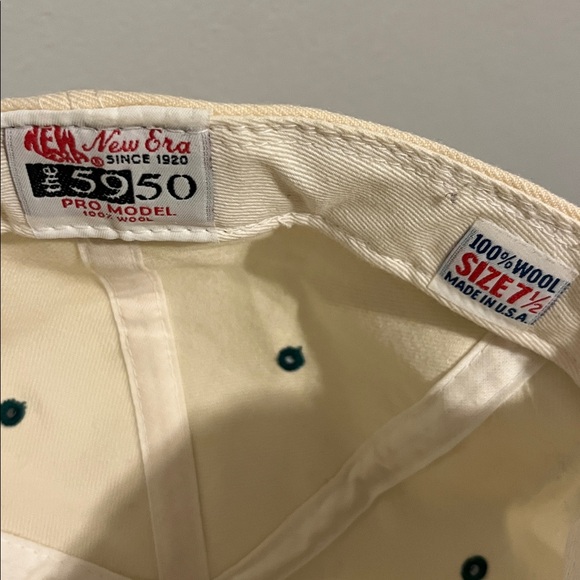 Vintage 90s Miami Dolphins Hat Team NFL size 7 1/2 Pro Model New Era Wool - Picture 7 of 9